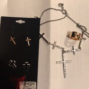 Cross jewelry bundle